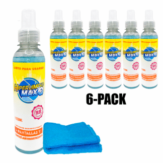 HiperLimpio Max Q Liquido Anti-reflejante 250 ML 6pzs